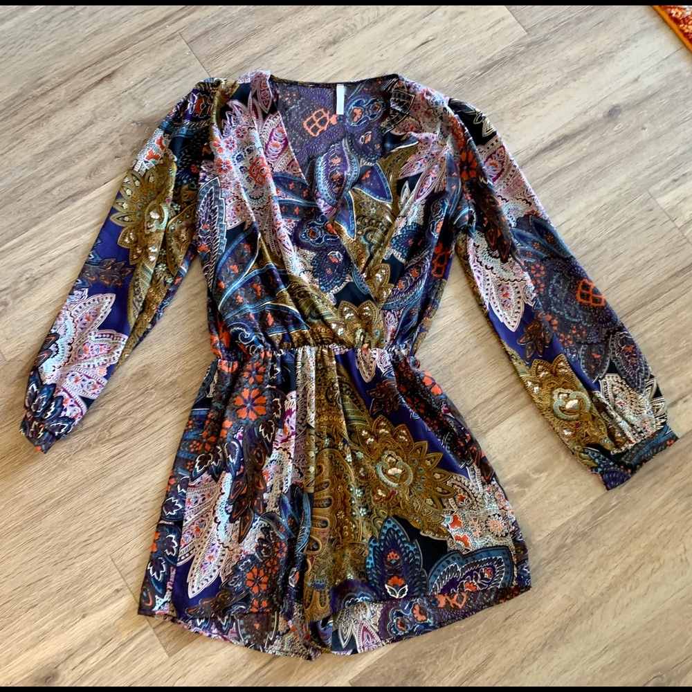 Long sleeve romper